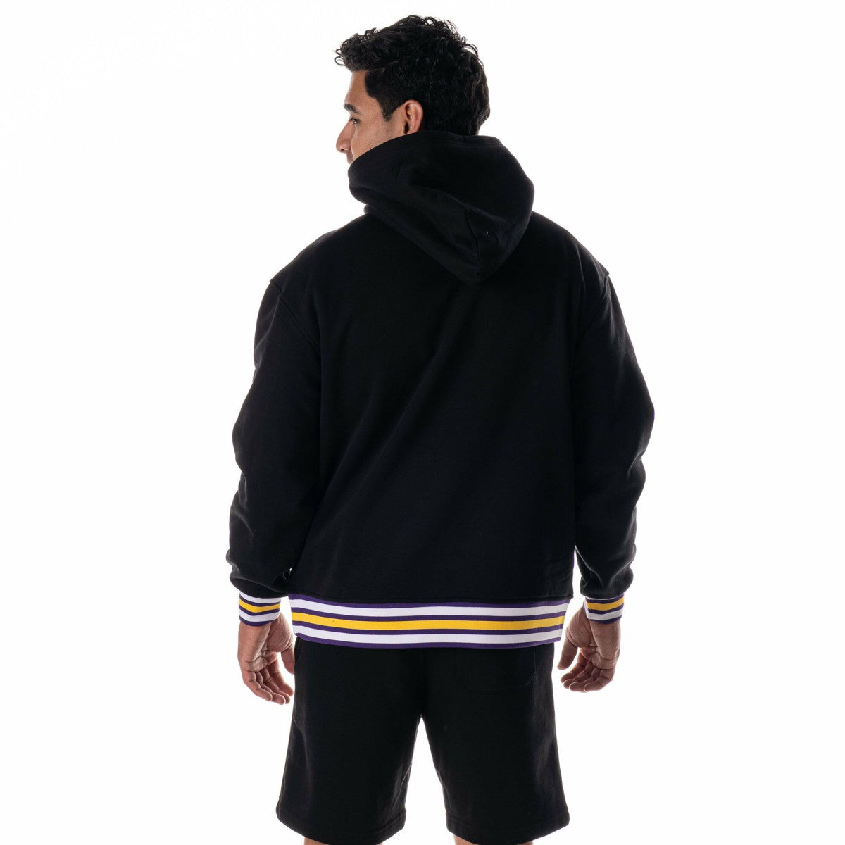 Los Angeles Lakers The Wild Collective Unisex Custom Rib Tonal Premium Hoodie - Black cheap