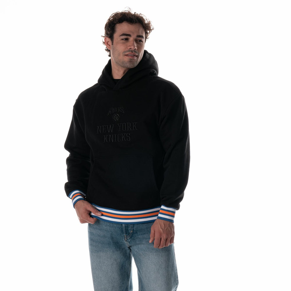 New York Knicks The Wild Collective Unisex Custom Rib Tonal Premium Hoodie - Black online