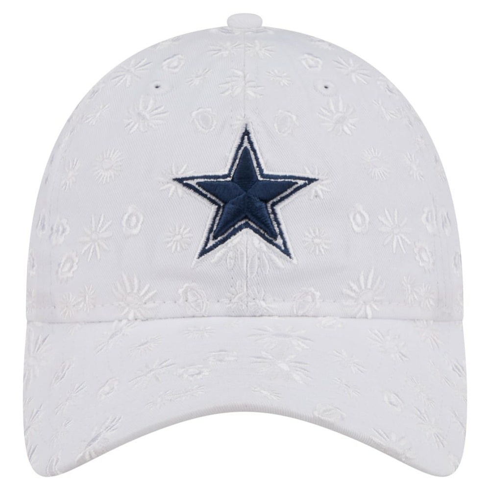 Dallas Cowboys New Era Women's Floral 9TWENTY Adjustable Hat - White cheap