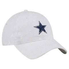 Dallas Cowboys New Era Women's Floral 9TWENTY Adjustable Hat - White cheap