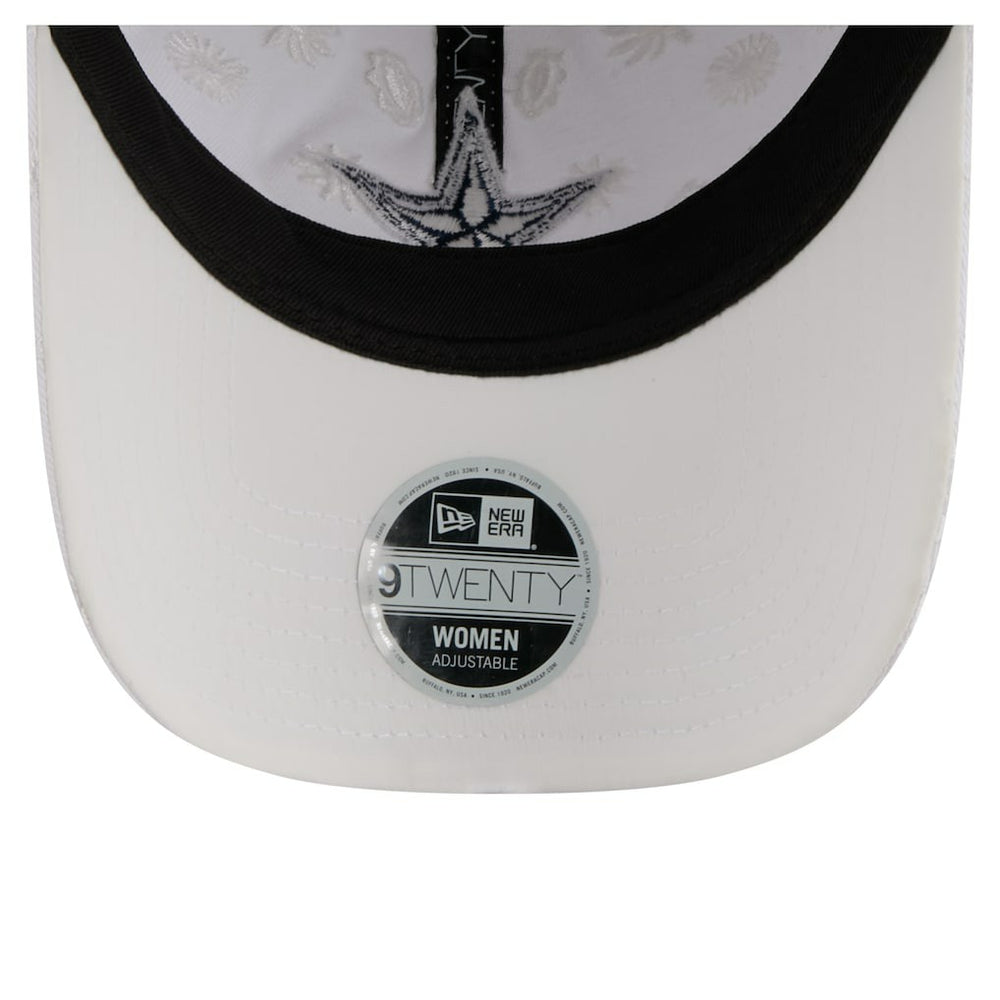 Dallas Cowboys New Era Women's Floral 9TWENTY Adjustable Hat - White cheap