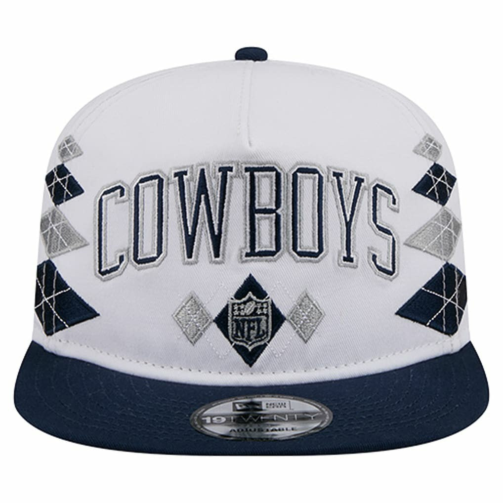 Dallas Cowboys New Era Argyle 19TWENTY Adjustable Hat - White outlet