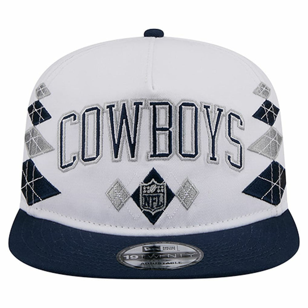 Dallas Cowboys New Era Argyle 19TWENTY Adjustable Hat - White outlet