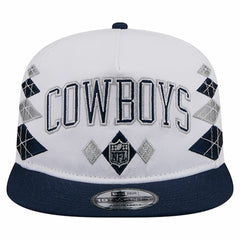 Dallas Cowboys New Era Argyle 19TWENTY Adjustable Hat - White outlet