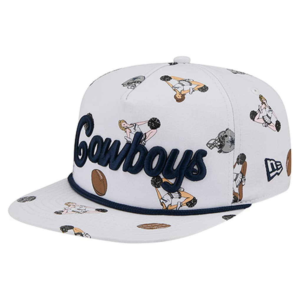 Dallas Cowboys New Era Team Cheer 19TWENTY Snapback Hat - White online