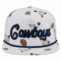 Dallas Cowboys New Era Team Cheer 19TWENTY Snapback Hat - White online