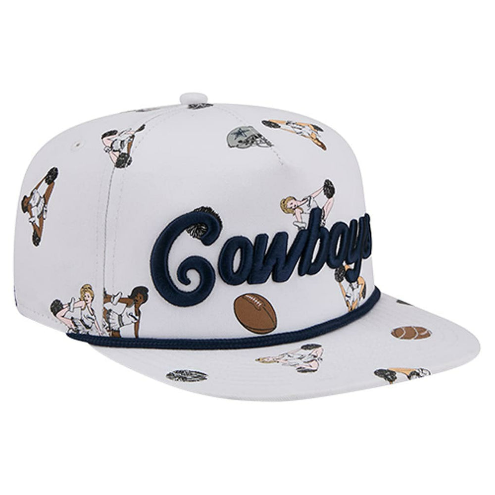 Dallas Cowboys New Era Team Cheer 19TWENTY Snapback Hat - White online