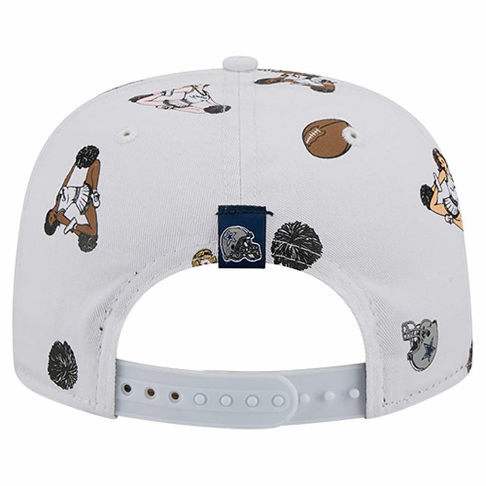 Dallas Cowboys New Era Team Cheer 19TWENTY Snapback Hat - White online