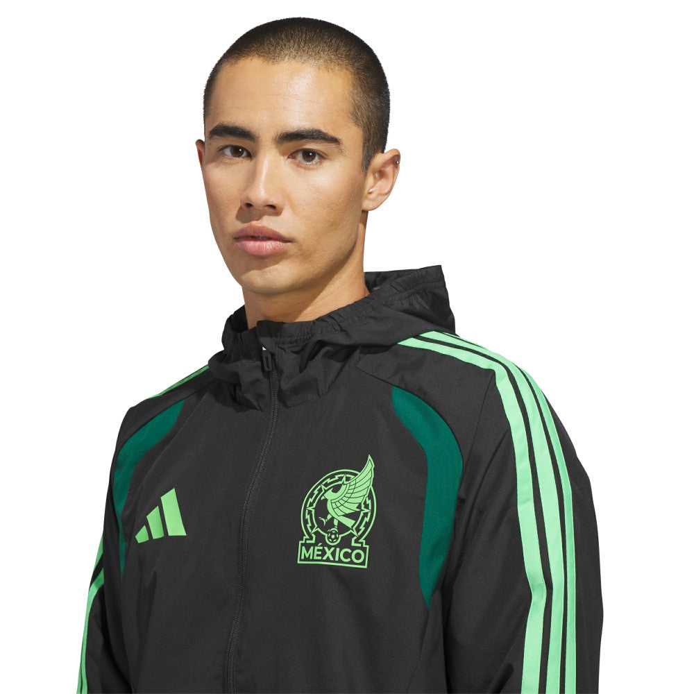 Mexico National Team FIFA x World Cup 2026 Tiro All Weather Full-Zip Jacket - Black | Adidas for sale