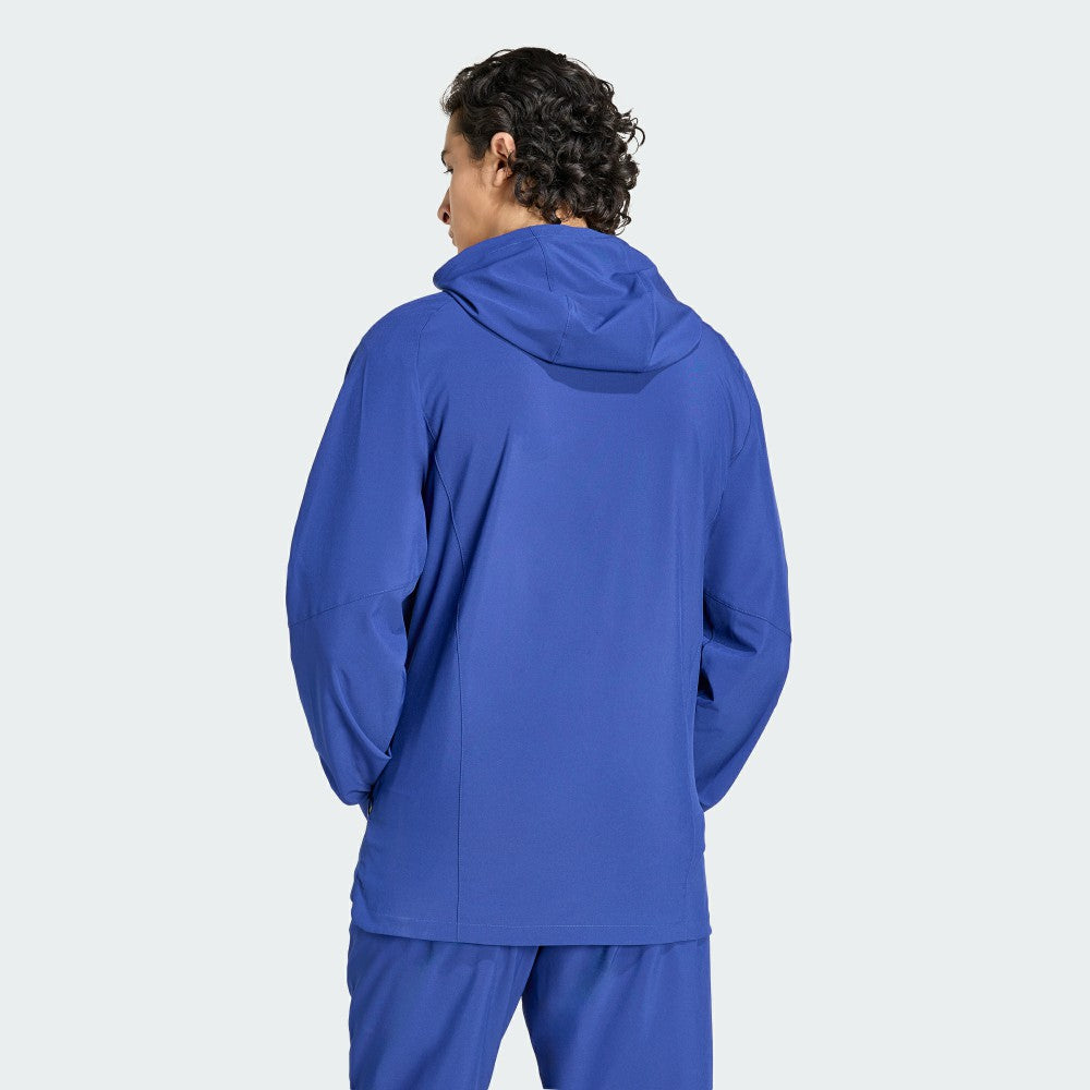 Italy National Team FIFA x World Cup 2026 Full-Zip Travel Windbreaker Jacket - Blue | Adidas on sale