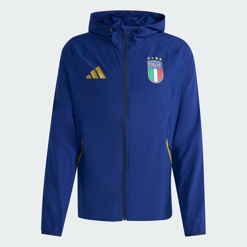Italy National Team FIFA x World Cup 2026 Full-Zip Travel Windbreaker Jacket - Blue | Adidas on sale