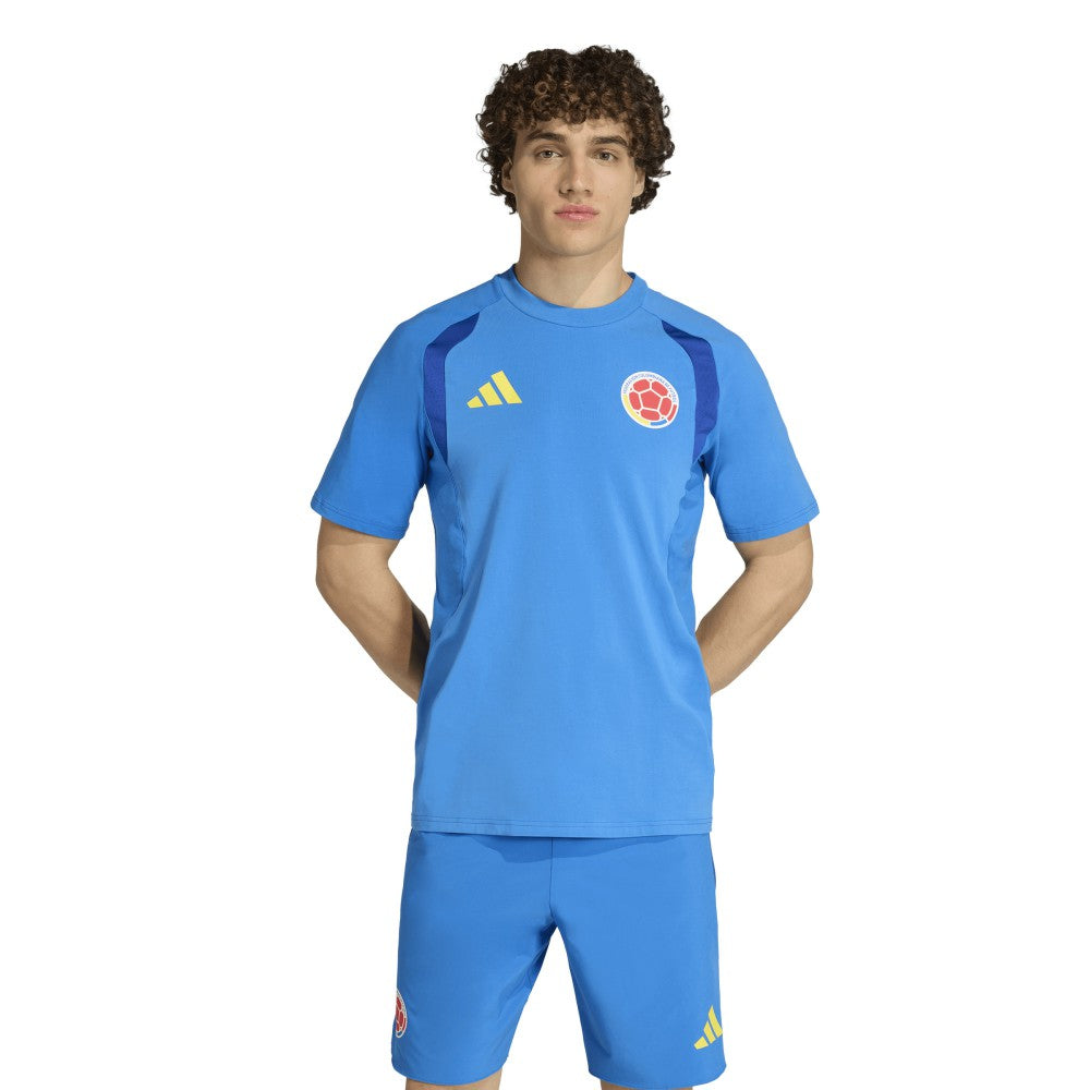Colombia National Team FIFA x World Cup Tiro Travel T-Shirt - Blue | Adidas discount