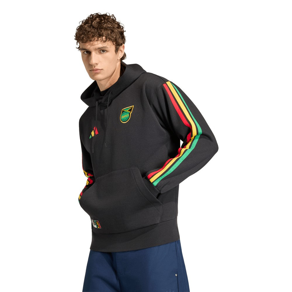 Jamaica National Team Alphaskin Fleece Hoodie - Black | Adidas outlet
