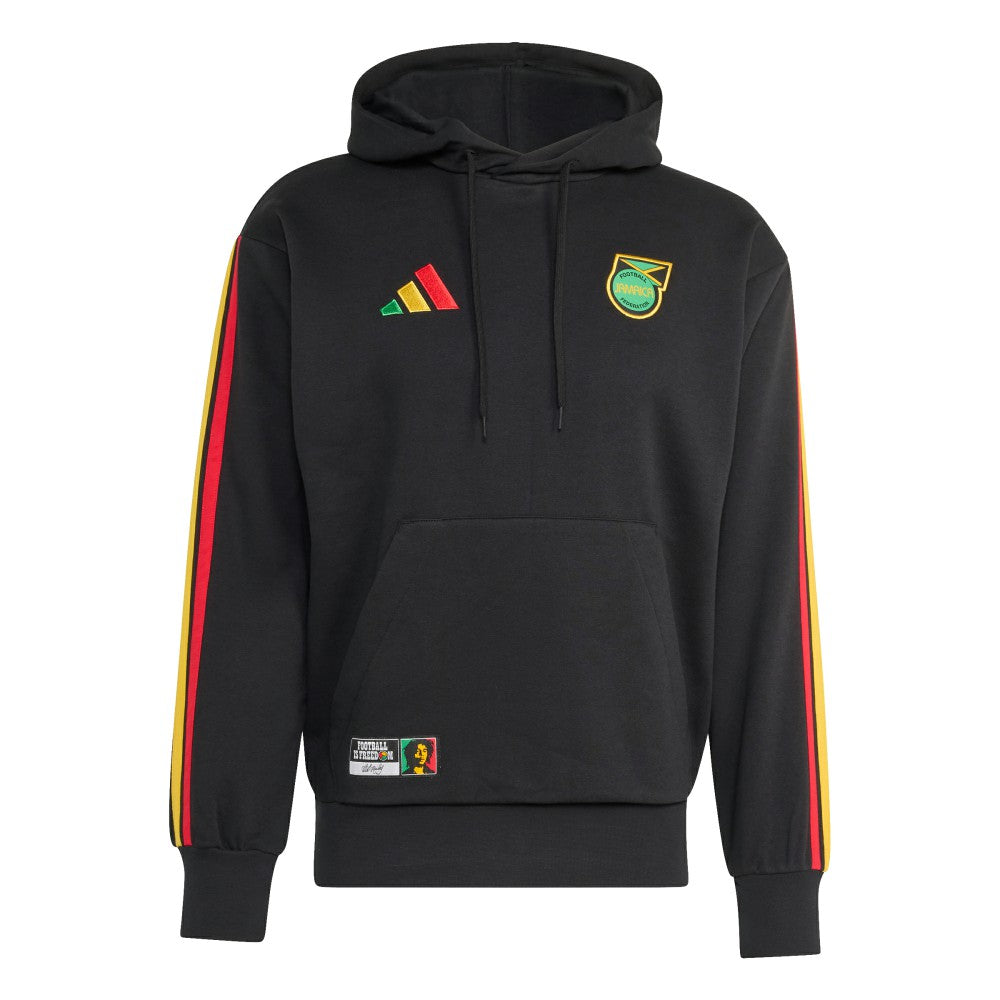 Jamaica National Team Alphaskin Fleece Hoodie - Black | Adidas outlet