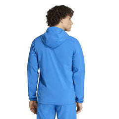 Colombia National Team FIFA x World Cup 2026 Tiro Travel Raglan Full-Zip Windbreaker Hoodie - Blue | Adidas cheap