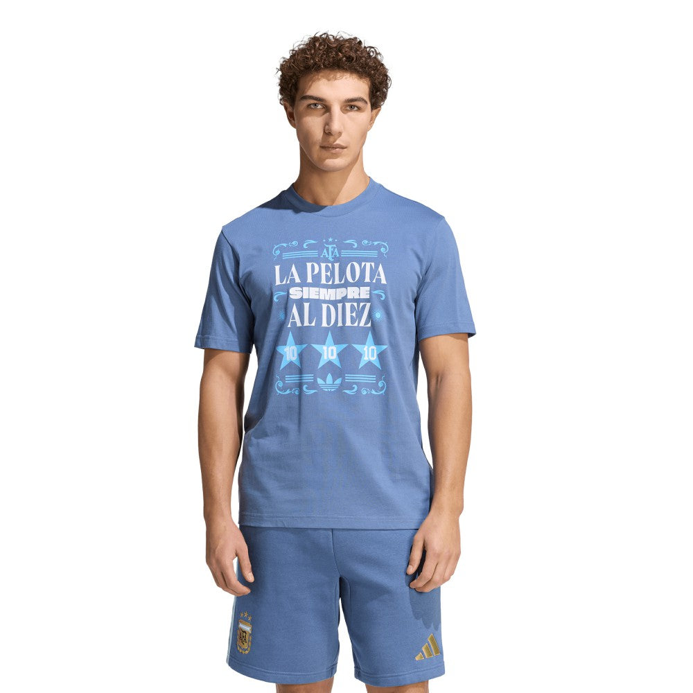 Argentina National Team FIFA x World Cup 2022 Winners Amply T-Shirt - Blue | Adidas shop