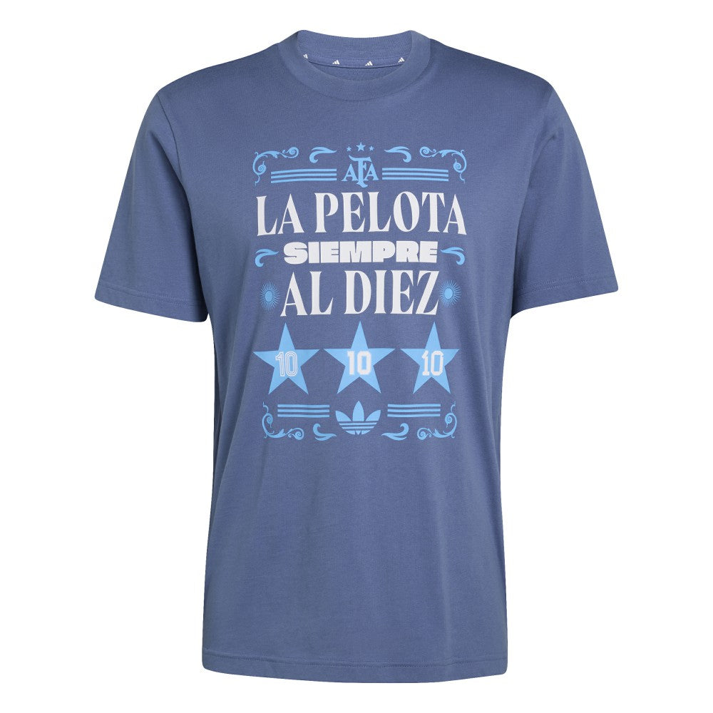 Argentina National Team FIFA x World Cup 2022 Winners Amply T-Shirt - Blue | Adidas shop