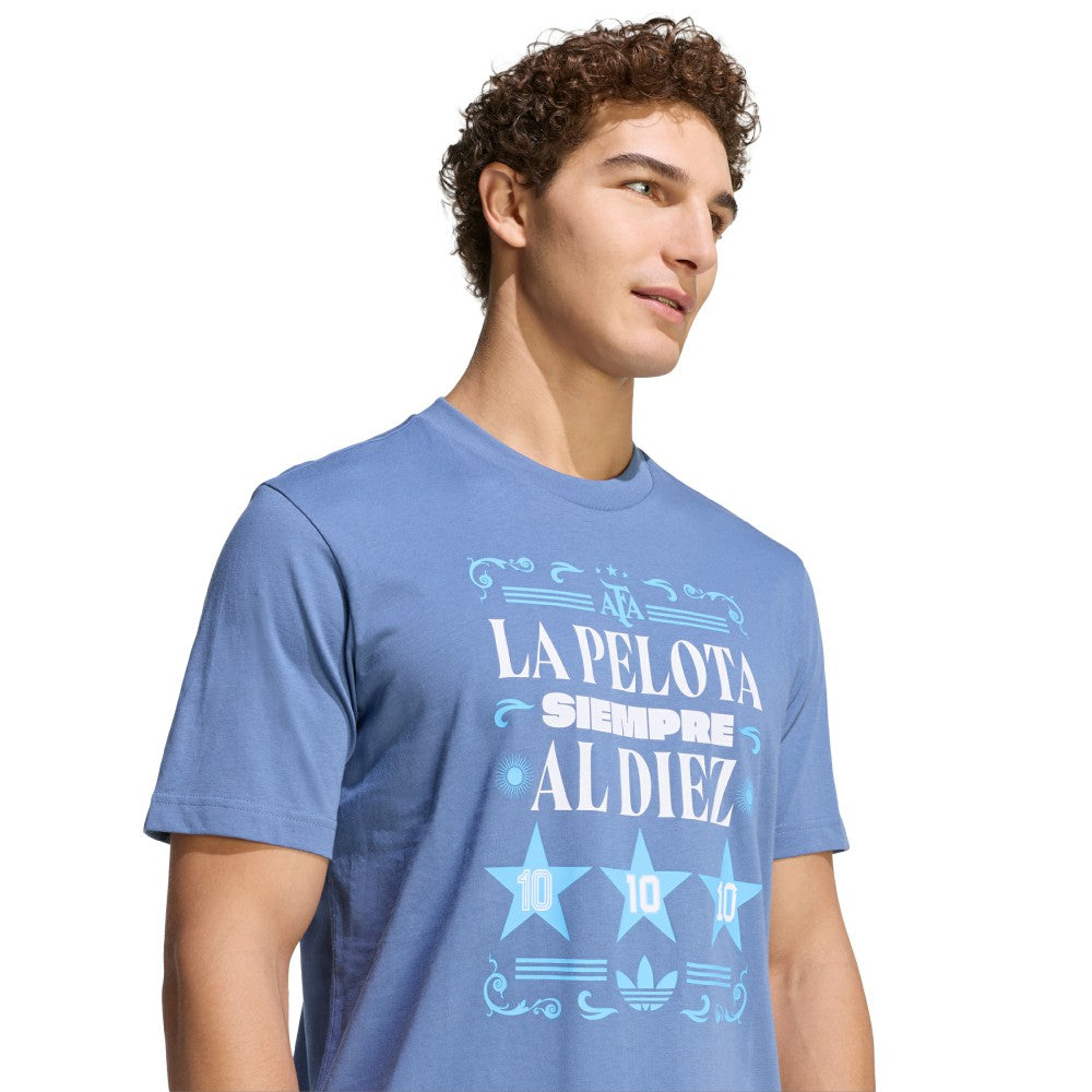 Argentina National Team FIFA x World Cup 2022 Winners Amply T-Shirt - Blue | Adidas shop