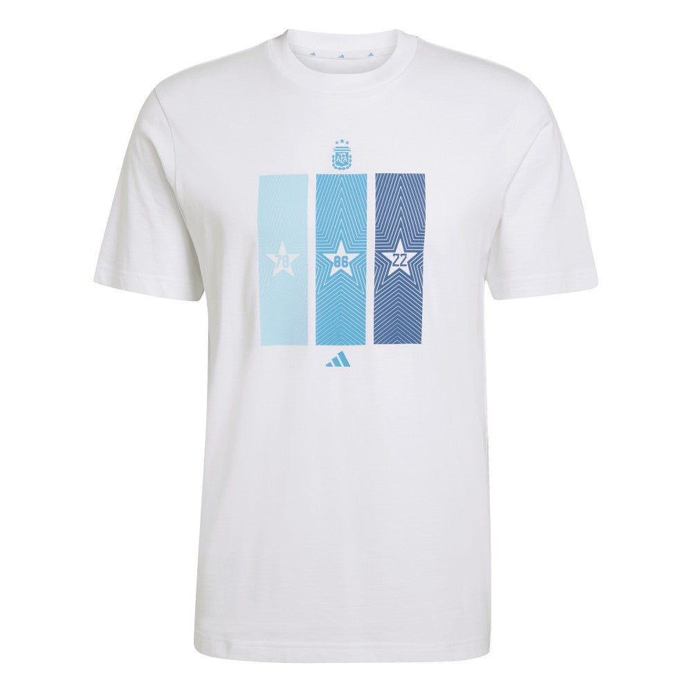 Argentina National Team FIFA x World Cup 2022 Winners Home T-Shirt - White | Adidas discount
