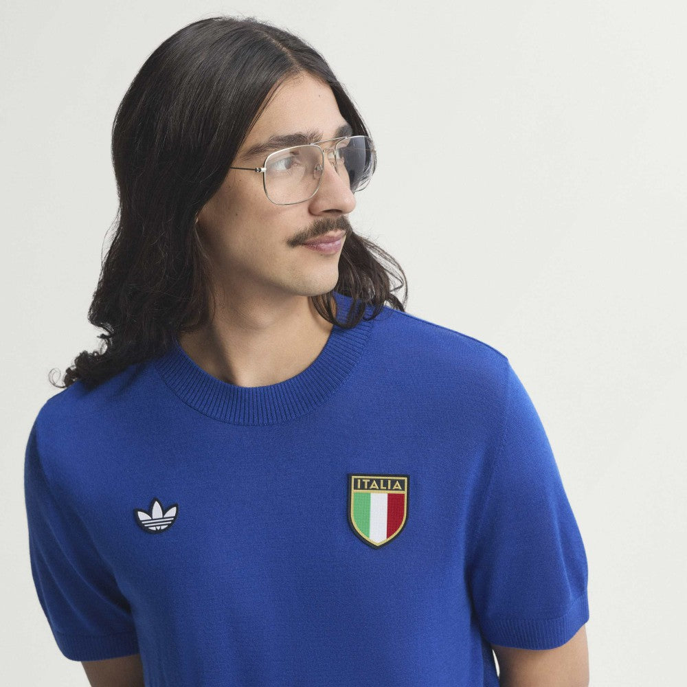 Italy National Team 1970s Fashion Jersey - Blue | Adidas outlet