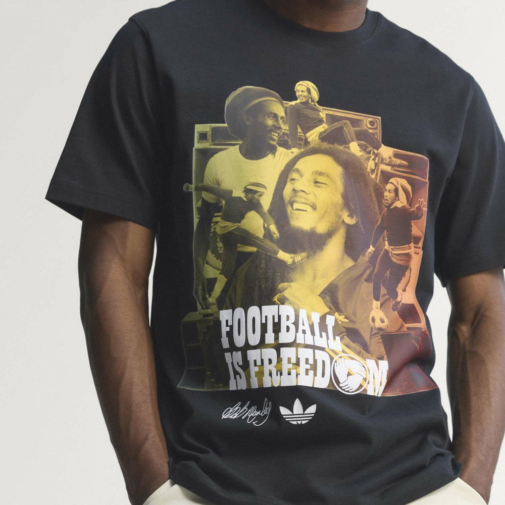 Jamaica National Team x Bob Marley Originals T-Shirt - Black | Adidas cheap