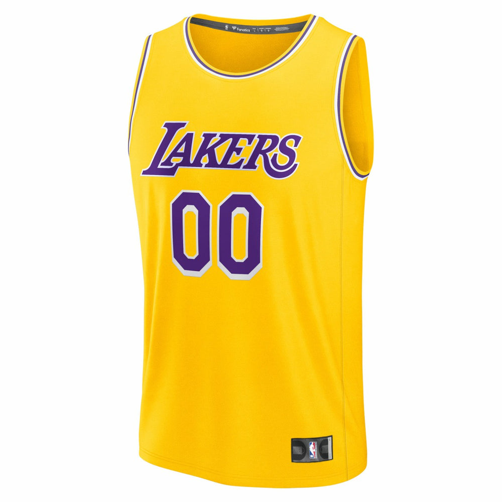 Los Angeles Lakers Fast Break Custom Jersey - Icon Edition - Gold | Fanatics discount