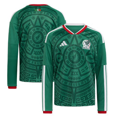 Mexico National Team Youth FIFA x World Cup 2026 Home Replica Long-Sleeve Jersey - Green | Adidas sale