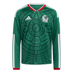 Mexico National Team Youth FIFA x World Cup 2026 Home Replica Long-Sleeve Jersey - Green | Adidas sale