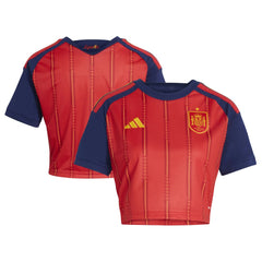 Spain National Team Women's FIFA x World Cup 2026 Home Cropped Replica Jersey - Red | Adidas shop