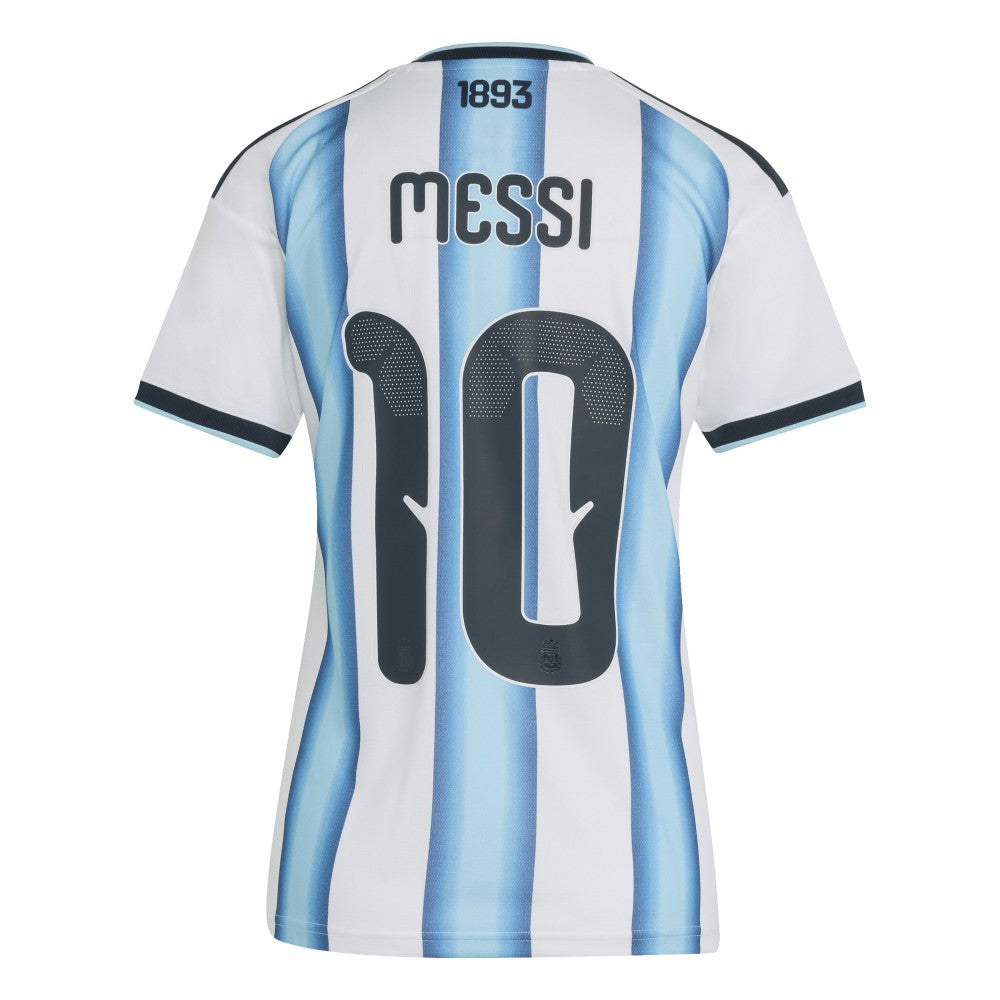 Lionel Messi Argentina National Team Women's FIFA x World Cup 2026 Home Replica Jersey - White | Adidas for sale