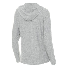Colorado Rockies Antigua Women's Daybreak Quarter-Zip Hoodie - Heather Gray