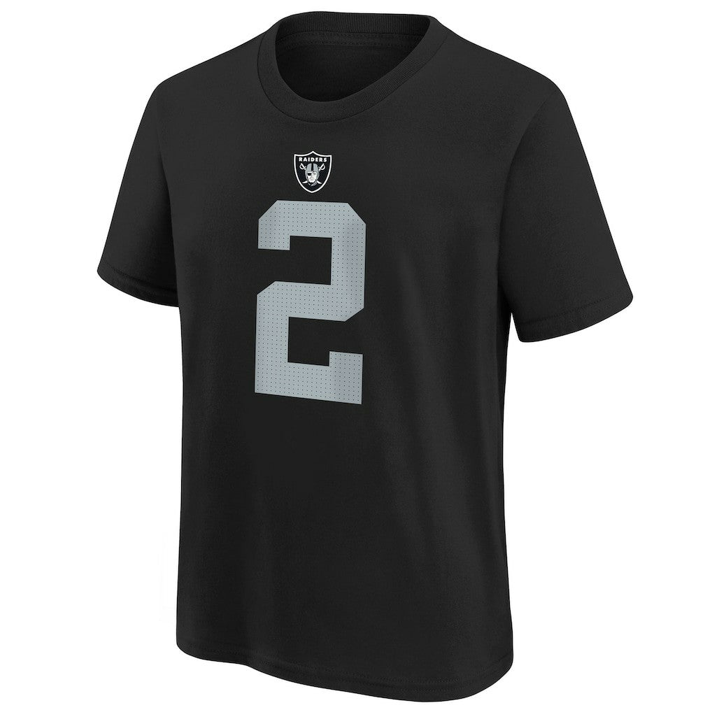 Ashton Jeanty Las Vegas Raiders Youth 2025 NFL Draft First Round Pick Name & Number T-Shirt - Black | Nike on sale