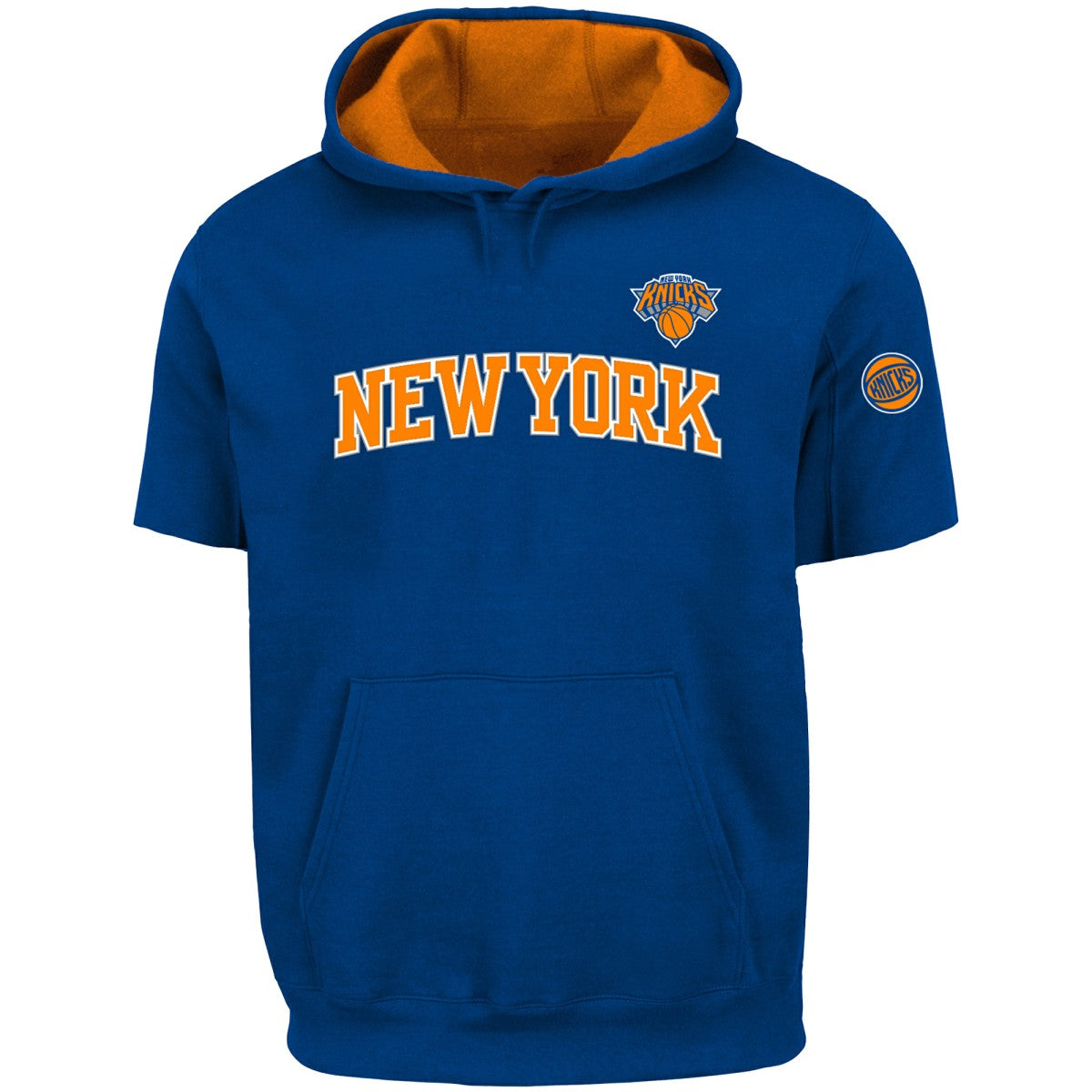 Jalen Brunson New York Knicks Big & Tall Short Sleeve Hoodie - Blue | Fanatics outlet
