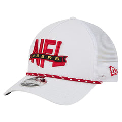San Francisco 49ers New Era NFL 9FORTY A-Frame M-Crown Adjustable Trucker Hat - White sale