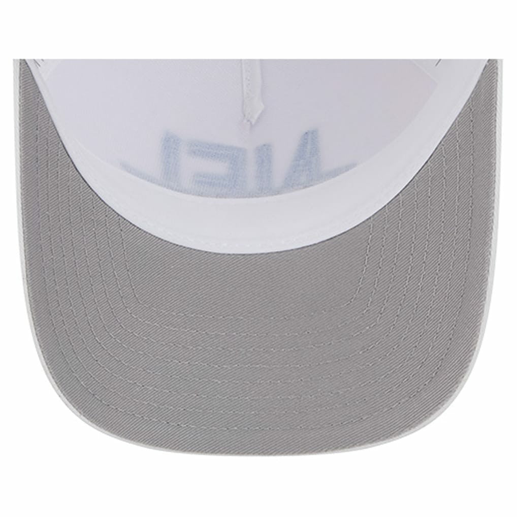 Detroit Lions New Era NFL 9FORTY A-Frame M-Crown Adjustable Trucker Hat - White outlet