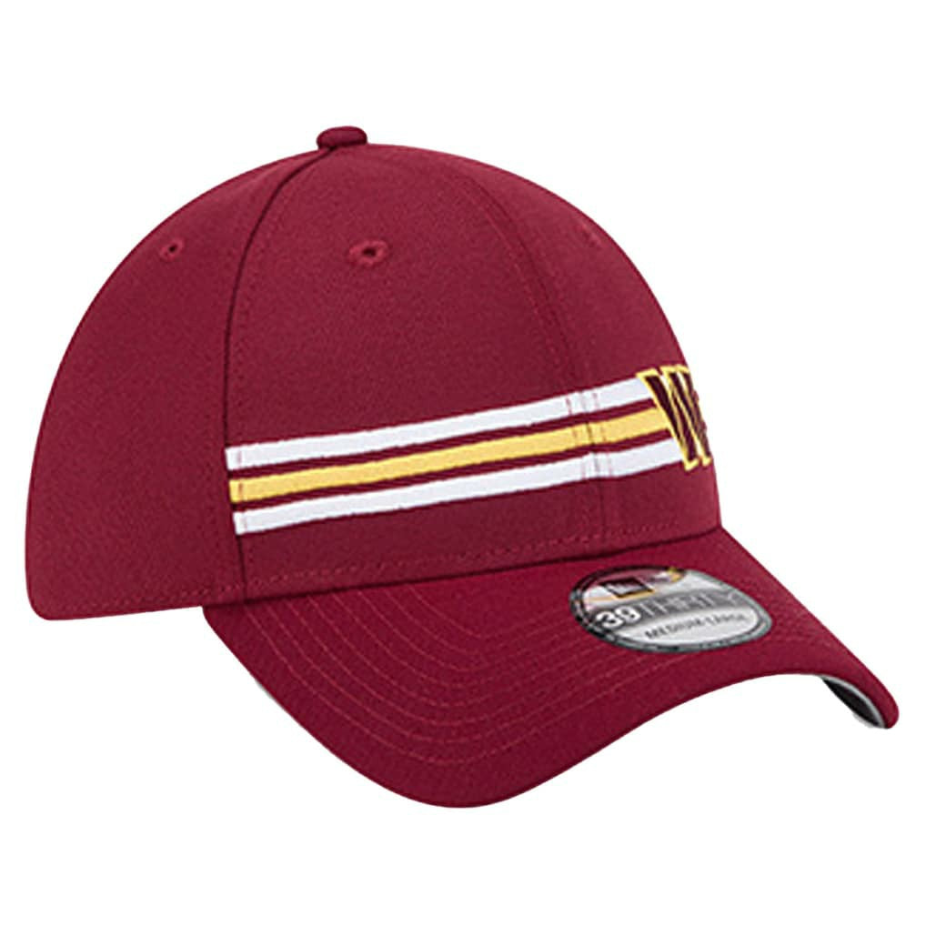 Washington Commanders New Era Stripes 39THIRTY Flex Hat - Burgundy outlet