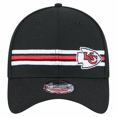 Kansas City Chiefs New Era Stripes 39THIRTY Flex Hat - Black online