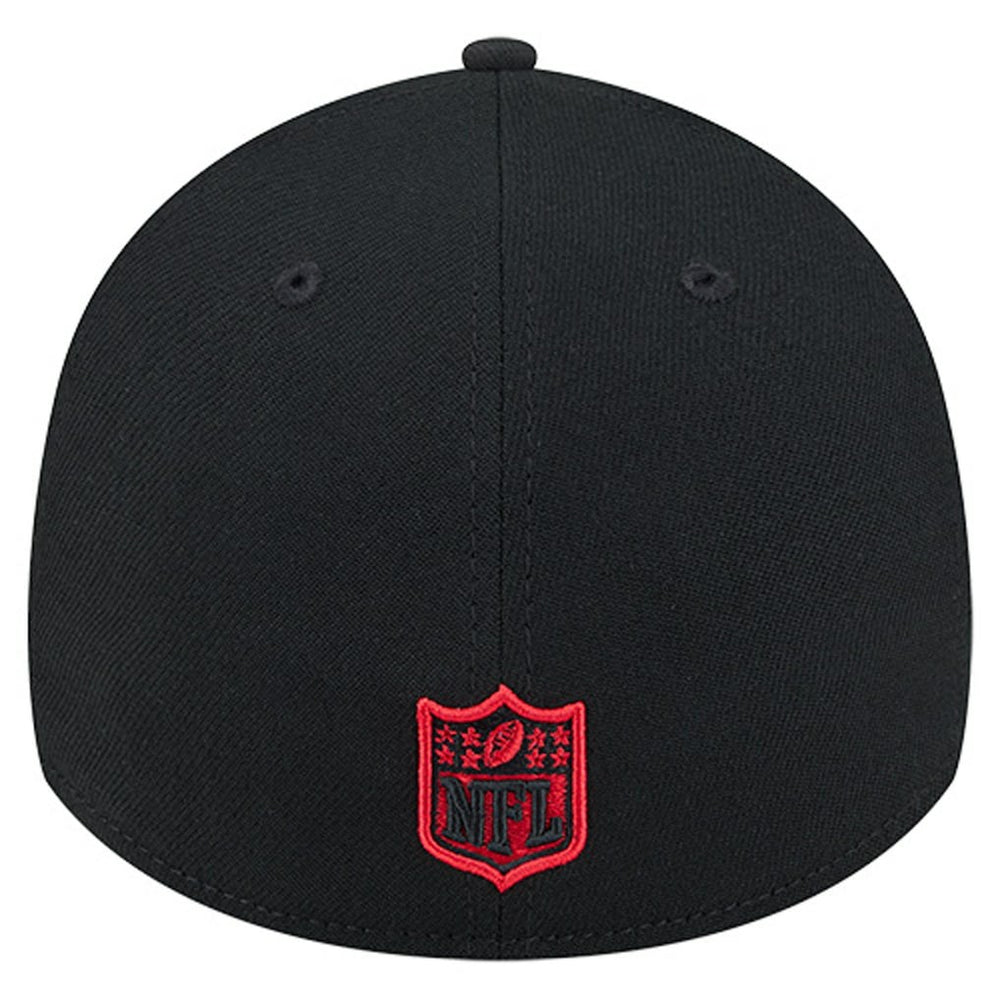 Kansas City Chiefs New Era Stripes 39THIRTY Flex Hat - Black online