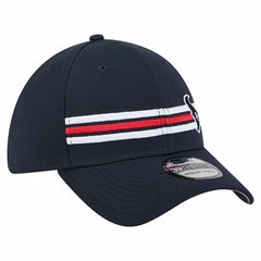 Houston Texans New Era Stripes 39THIRTY Flex Hat - Navy discount