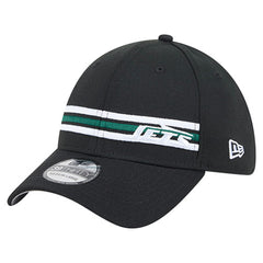 New York Jets New Era Stripes 39THIRTY Flex Hat - Black cheap