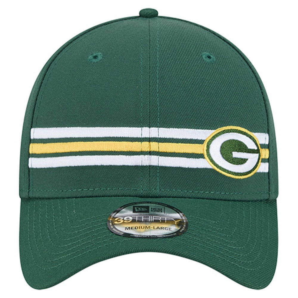 Green Bay Packers New Era Stripes 39THIRTY Flex Hat - Green online