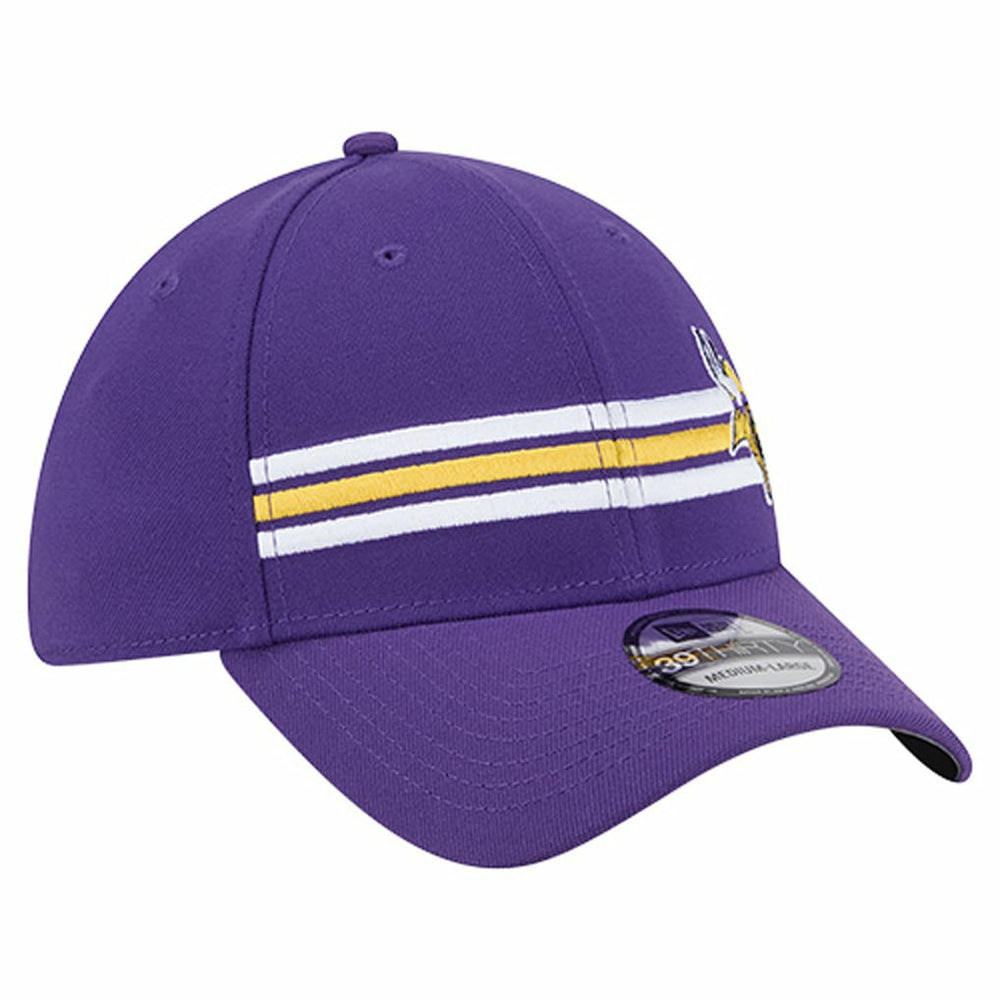 Minnesota Vikings New Era Stripes 39THIRTY Flex Hat - Purple cheap