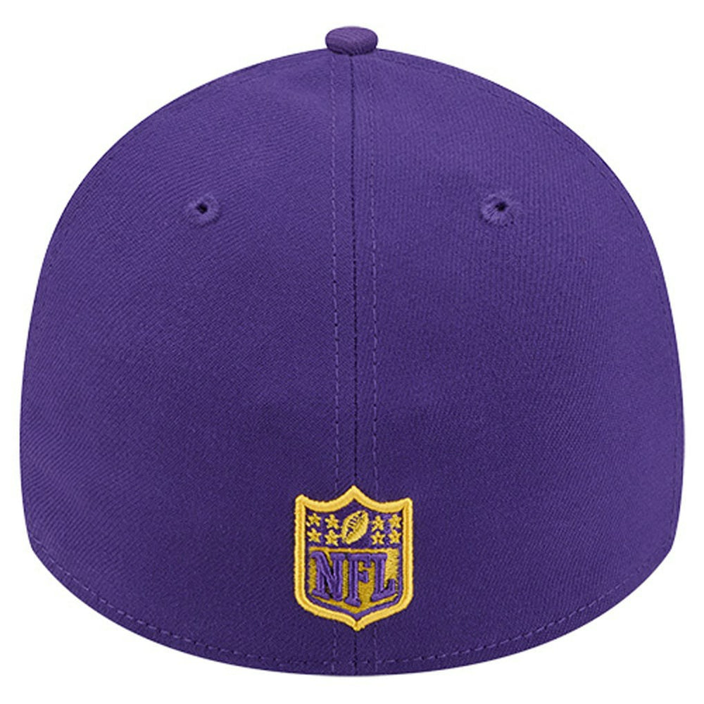 Minnesota Vikings New Era Stripes 39THIRTY Flex Hat - Purple cheap