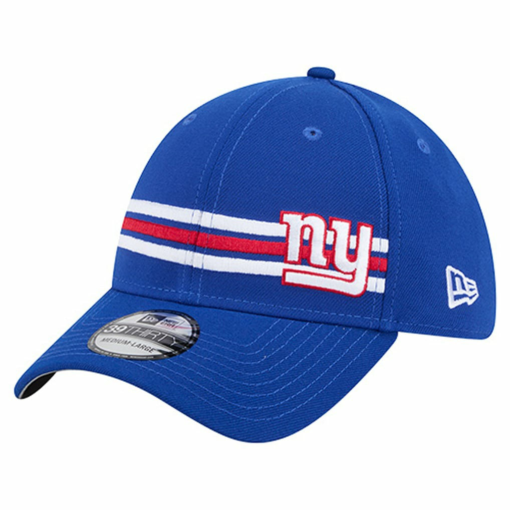 New York Giants New Era Stripes 39THIRTY Flex Hat - Royal online