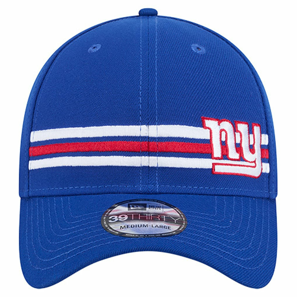 New York Giants New Era Stripes 39THIRTY Flex Hat - Royal online