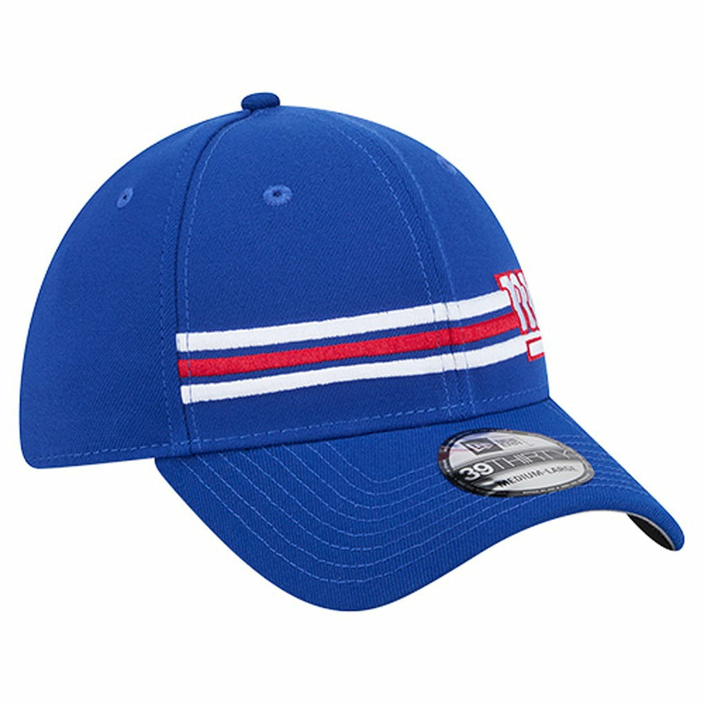 New York Giants New Era Stripes 39THIRTY Flex Hat - Royal online