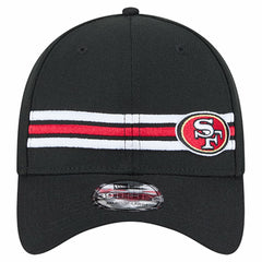 San Francisco 49ers New Era Stripes 39THIRTY Flex Hat - Black discount