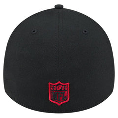 San Francisco 49ers New Era Stripes 39THIRTY Flex Hat - Black discount