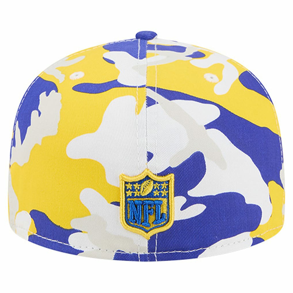 Los Angeles Rams New Era 59FIFTY Fitted Hat - Gold/Royal discount