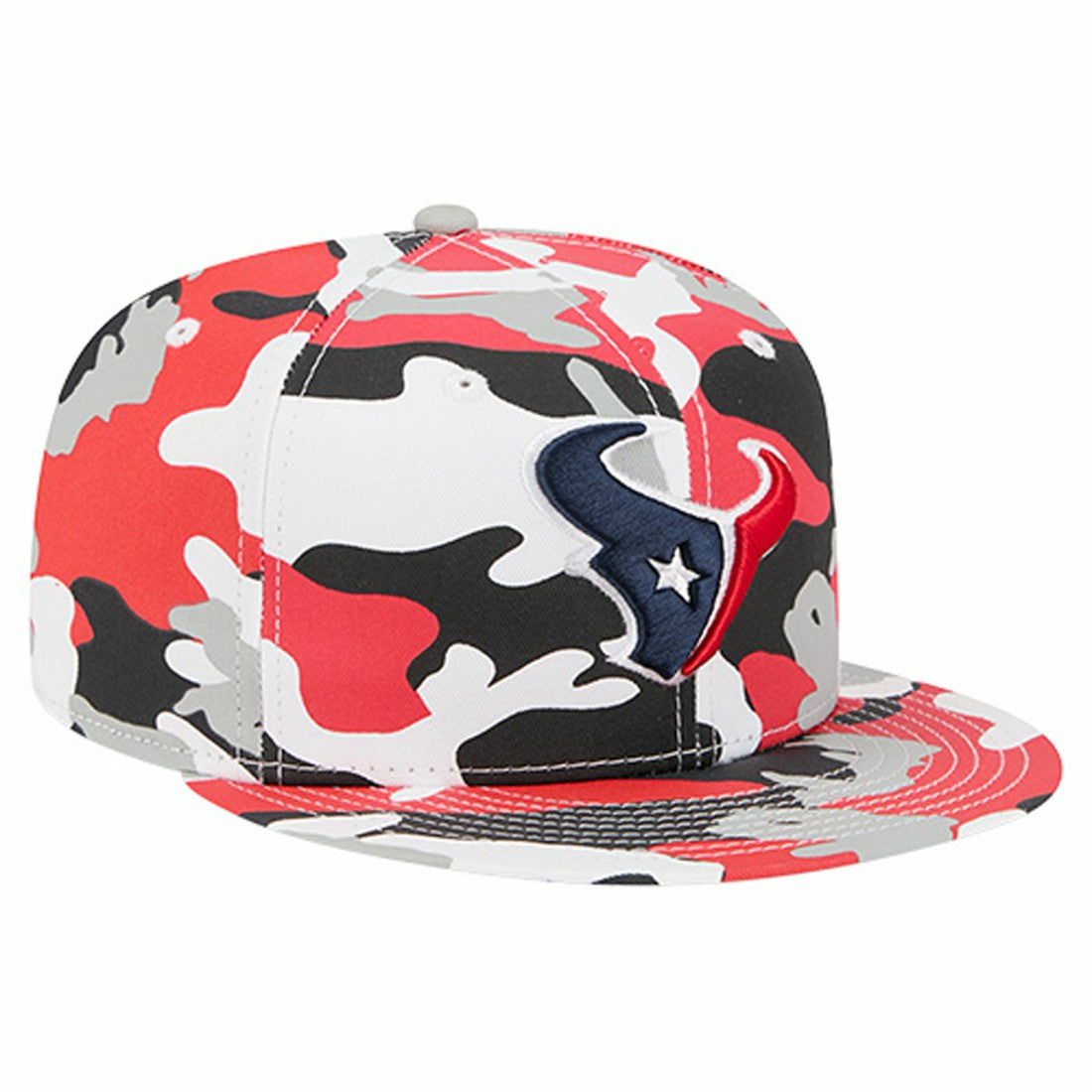Houston Texans New Era 59FIFTY Fitted Hat - Red/Navy discount